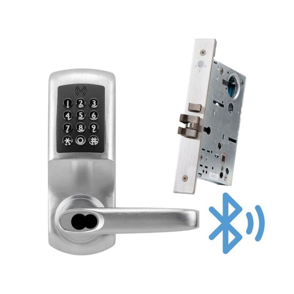 KeyInCode KIC5550 KWB Bluetooth and Wi-Fi Enabled Lockset with Mortise Lock Body - Grade 2