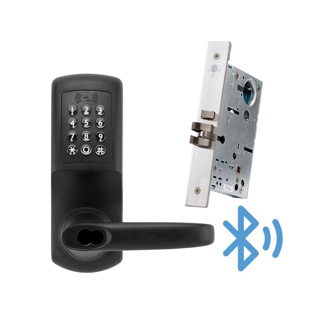 KeyInCode KIC5550 KWB Bluetooth and Wi-Fi Enabled Lockset with Mortise Lock Body - Grade 2