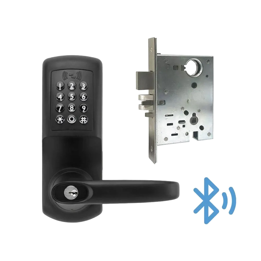 KeyInCode KIC5555 KWB Bluetooth and Wi-Fi Enabled Lockset with Mortise Auto Deadbolt - Grade 2