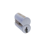 KeyInCode KIC SFIC Cylinder for KIC5500/6500 Series Electronic Locksets with 6 Pin - US26D - Satin Chromium Plated (626)