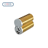 KeyInCode KIC-SFIC X4 Cylinder for KIC5500/6500 Series with Patented Key Control with 7 Pin - US26D - Satin Chromium Plated (626)