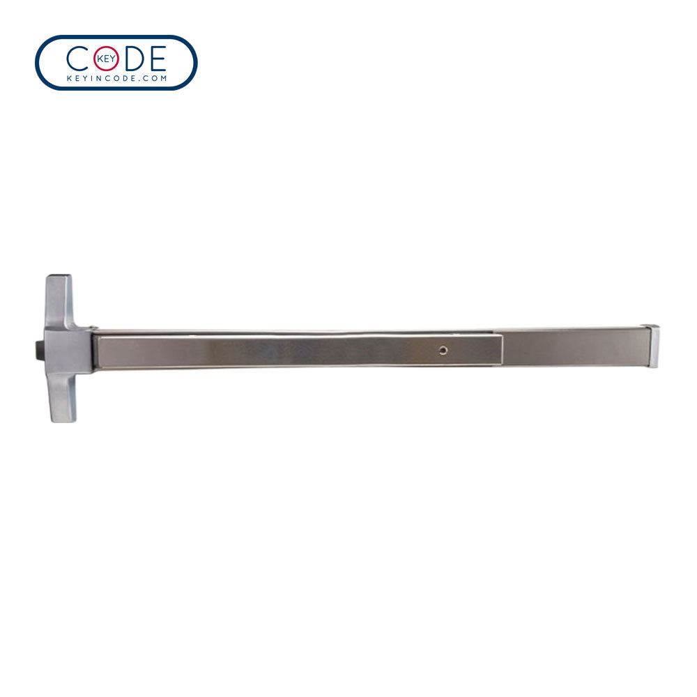 KeyInCode KIC-GLS-1000-R Heavy Duty Narrow Stile Rim Exit Device - Grade 1