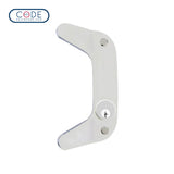 KeyInCode KIC-GLS-1000-SNL Mechanical Pull Trim with Key and Storeroom Function - US26D - Satin Chromium Plated (626)