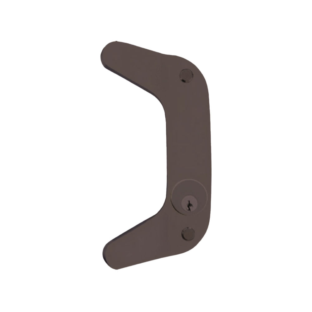 KeyInCode KIC-GLS-1000-SUP Mechanical Pull Trim Only with Pull Function - US10B - Dark Oxidized Satin Bronze Oil Rubbed (613)