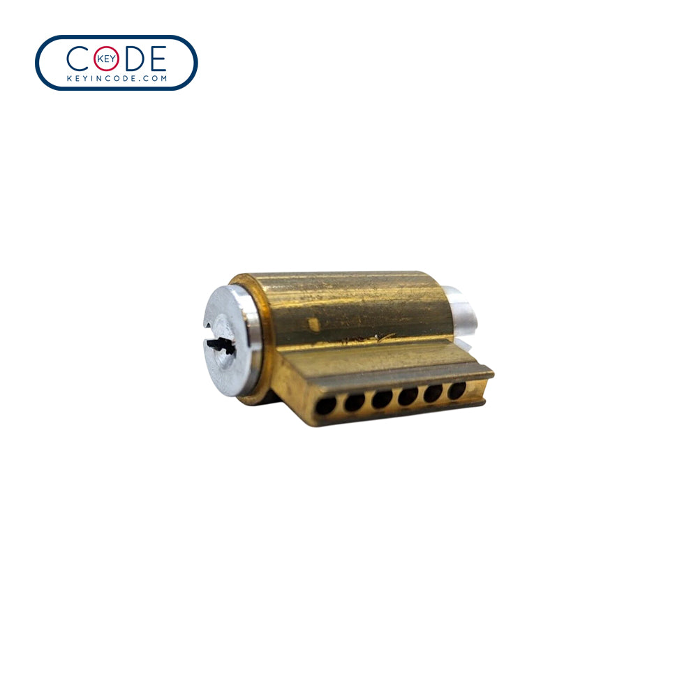 KeyInCode KIC-ME6KIK Key In Knob Cylinder for KIC5500/6500 Series with UL437 Patented Keyway - US26D - Satin Chromium Plated (626)