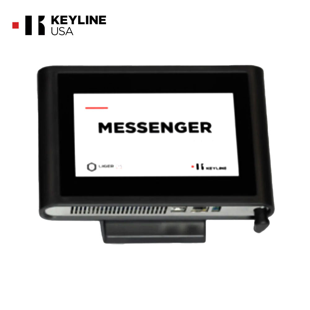 Keyline Messenger Portable Key-Cutting Machine with IQ Console and Gymkana 994 M-Clamp Kit
