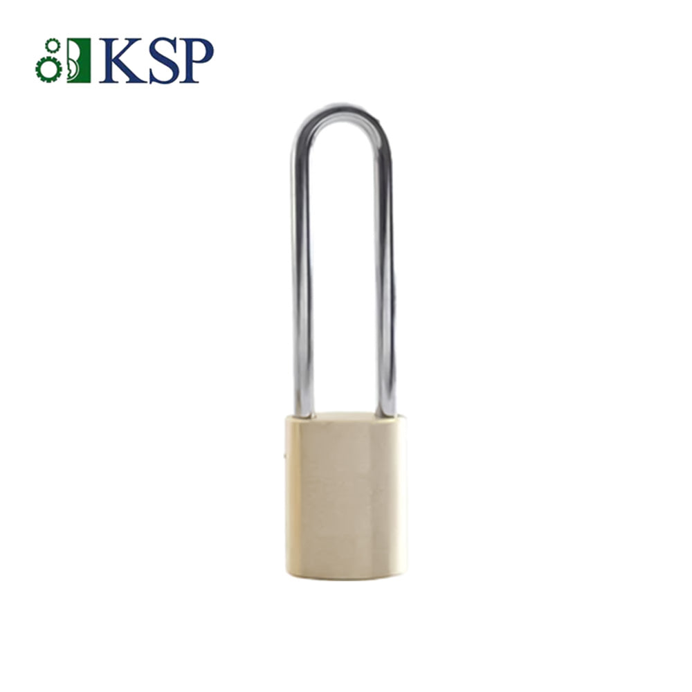KSP - 804 - I/C Padlocks with 4" Shackle - 5/16" - Brass