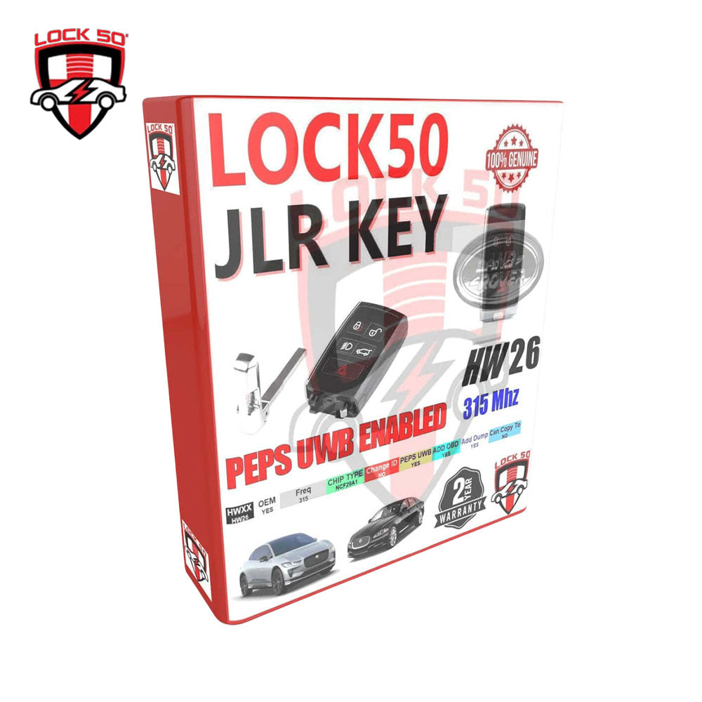 Lock50 HW26 - OEM Land Rover PEPS Key