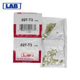 LAB - 027T - .027 Top Pin - .115 Diameter - Crown .003 Universal - Color-Coded - Brass Alloy - Smart Pack 150 Pins