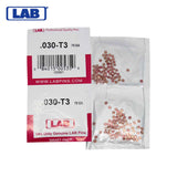 LAB - 030T - .030 Top Pin - .115 Diameter - Crown .003 Universal - Color-Coded - Brass Alloy - Smart Pack 150 Pins