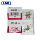 LAB - 039T - .039 Top Pin - .115 Diameter - Crown .003 Universal - Color-Coded - Brass Alloy - Smart Pack 150 Pins