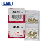 LAB - 048T - .048 Top Pin - .115 Diameter - Crown .003 Universal - Color-Coded - Brass Alloy - Smart Pack 150 Pins