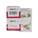 LAB - 060T - .060 Top Pin - .115 Diameter - Crown .003 Universal - Color-Coded - Brass Alloy - Smart Pack 150 Pins