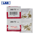 LAB - 060T - .060 Top Pin - .115 Diameter - Crown .003 Universal - Color-Coded - Brass Alloy - Smart Pack 150 Pins