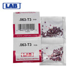 LAB - 063T - .063 Top Pin - .115 Diameter - Crown .003 Universal - Color-Coded - Brass Alloy - Smart Pack 150 Pins