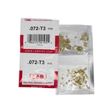LAB - 072T - .072 Top Pin - .115 Diameter - Crown .003 Universal - Color-Coded - Brass Alloy - Smart Pack 150 Pins