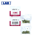 LAB - 075T - .075 Top Pin - .115 Diameter - Crown .003 Universal - Color-Coded - Brass Alloy - Smart Pack 150 Pins
