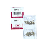 LAB - 087T - .087 Top Pin - .115 Diameter - Crown .003 Universal - Color-Coded - Brass Alloy - Smart Pack 150 Pins