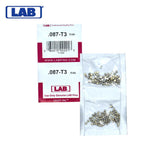 LAB - 087T - .087 Top Pin - .115 Diameter - Crown .003 Universal - Color-Coded - Brass Alloy - Smart Pack 150 Pins