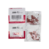 LAB - 099T - .099 Top Pin - .115 Diameter - Crown .003 Universal - Color-Coded - Brass Alloy - Smart Pack 150 Pins