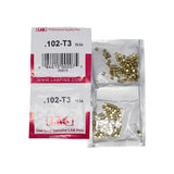 LAB - 102T - .102 Top Pin - .115 Diameter - Crown .003 Universal - Color-Coded - Brass Alloy - Smart Pack 150 Pins