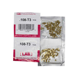 LAB - 108T - .108 Top Pin - .115 Diameter - Crown .003 Universal - Color-Coded - Brass Alloy - Smart Pack 150 Pins