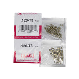 LAB - 120T - .120 Top Pin - .115 Diameter - Crown .003 Universal - Color-Coded - Brass Alloy - Smart Pack 150 Pins