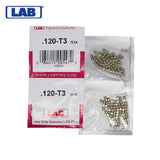 LAB - 120T - .120 Top Pin - .115 Diameter - Crown .003 Universal - Color-Coded - Brass Alloy - Smart Pack 150 Pins