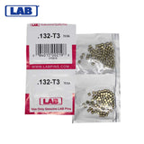 LAB - 132T - .132 Top Pin - .115 Diameter - Crown .003 Universal - Color-Coded - Brass Alloy - Smart Pack 150 Pins