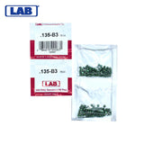 LAB - 135B - .135 Bottom Pin - .115 Diameter - Crown .003 Universal - Color-Coded - Brass Alloy - Smart Pack 150 Pins