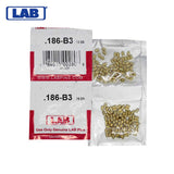 LAB - 186B - .186 Bottom Pin - .115 Diameter - Crown .003 Universal - Color-Coded - Brass Alloy - Smart Pack 150 Pins