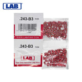 LAB - 243B - .243 Bottom Pin - .115 Diameter - Crown .003 Universal - Color-Coded - Brass Alloy - Smart Pack 150 Pins