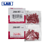 LAB - 258B - .258 Bottom Pin - .115 Diameter - Crown .003 Universal - Color-Coded - Brass Alloy - Smart Pack 150 Pins