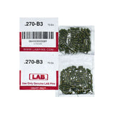 LAB - 270B - .270 Bottom Pin - .115 Diameter - Crown .003 Universal - Color-Coded - Brass Alloy - Smart Pack 150 Pins