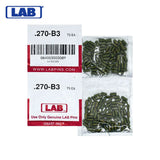 LAB - 270B - .270 Bottom Pin - .115 Diameter - Crown .003 Universal - Color-Coded - Brass Alloy - Smart Pack 150 Pins