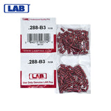 LAB - 288B - .288 Bottom Pin - .115 Diameter - Crown .003 Universal - Color-Coded - Brass Alloy - Smart Pack 150 Pins