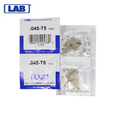 LAB - 5045T-SP - .045 Top Pin - .115 Diameter - Crown .005 Universal - Color-Coded - Brass Alloy - Smart Pack 150 Pins