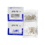 LAB - 5070T-SP - .070 Top Pin - .115 Diameter - Crown .005 Universal - Color-Coded - Brass Alloy - Smart Pack 150 Pins