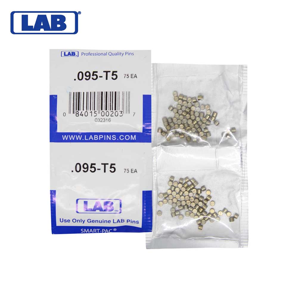 LAB - 5095T-SP - .095 Top Pin - .115 Diameter - Crown .005 Universal - Color-Coded - Brass Alloy - Smart Pack 150 Pins
