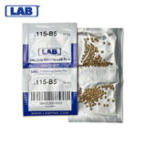 LAB - 5115B-SP - .115 Bottom Pin - .115 Diameter - Crown .005 Universal - Color-Coded - Brass Alloy - Smart Pack 150 Pins