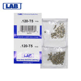 LAB - 5120T-SP - .120 Top Pin - .115 Diameter - Crown .005 Universal - Color-Coded - Brass Alloy - Smart Pack 150 Pins