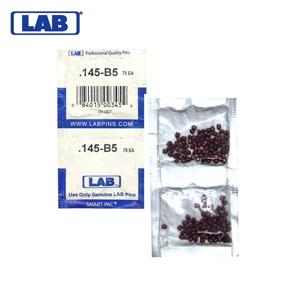 LAB - 5145B-SP - .145 Bottom Pin - .115 Diameter - Crown .005 Universal - Color-Coded - Brass Alloy - Smart Pack 150 Pins