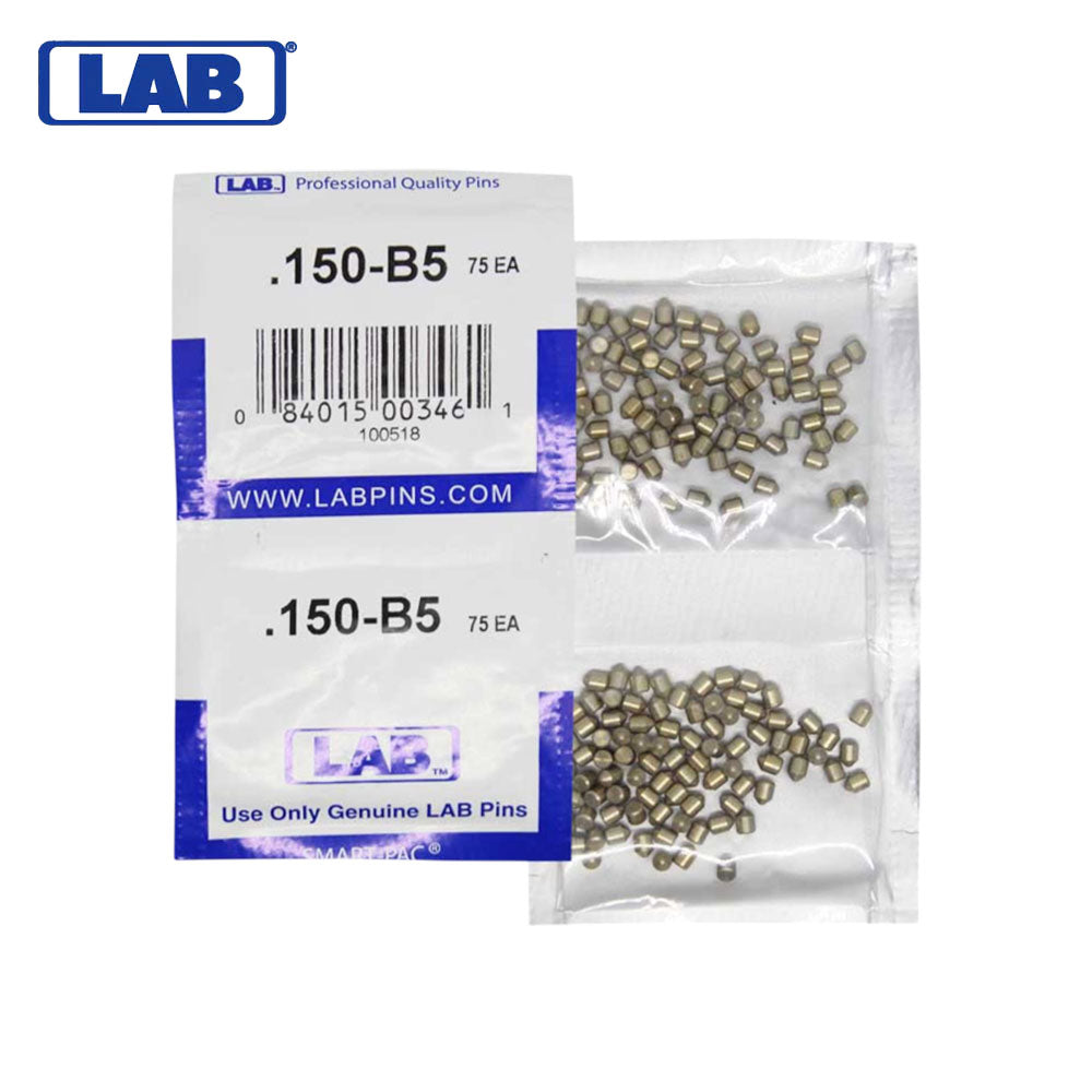 LAB - 5150B-SP - .150 Bottom Pin - .115 Diameter - Crown .005 Universal - Color-Coded - Brass Alloy - Smart Pack 150 Pins