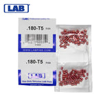 LAB - 5180T-SP - .180 Top Pin - .115 Diameter - Crown .005 Universal - Color-Coded - Brass Alloy - Smart Pack 150 Pins
