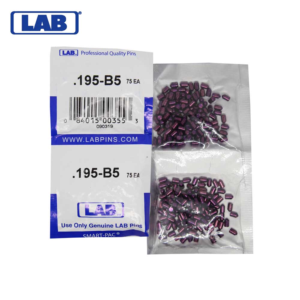LAB - 5195B-SP - .195 Bottom Pin - .115 Diameter - Crown .005 Universal - Color-Coded - Brass Alloy - Smart Pack 150 Pins