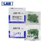 LAB - 5220T-SP - .220 Top Pin - .115 Diameter - Crown .005 Universal - Color-Coded - Brass Alloy - Smart Pack 150 Pins