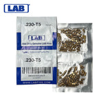 LAB - 5230T-SP - .230 Top Pin - .115 Diameter - Crown .005 Universal - Color-Coded - Brass Alloy - Smart Pack 150 Pins