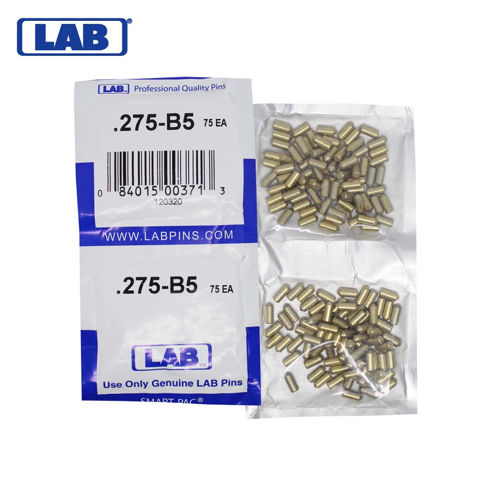LAB - 5275B-SP - .275 Bottom Pin - Crown .005 Universal - Brass Alloy - Smart Pack 150 Pins