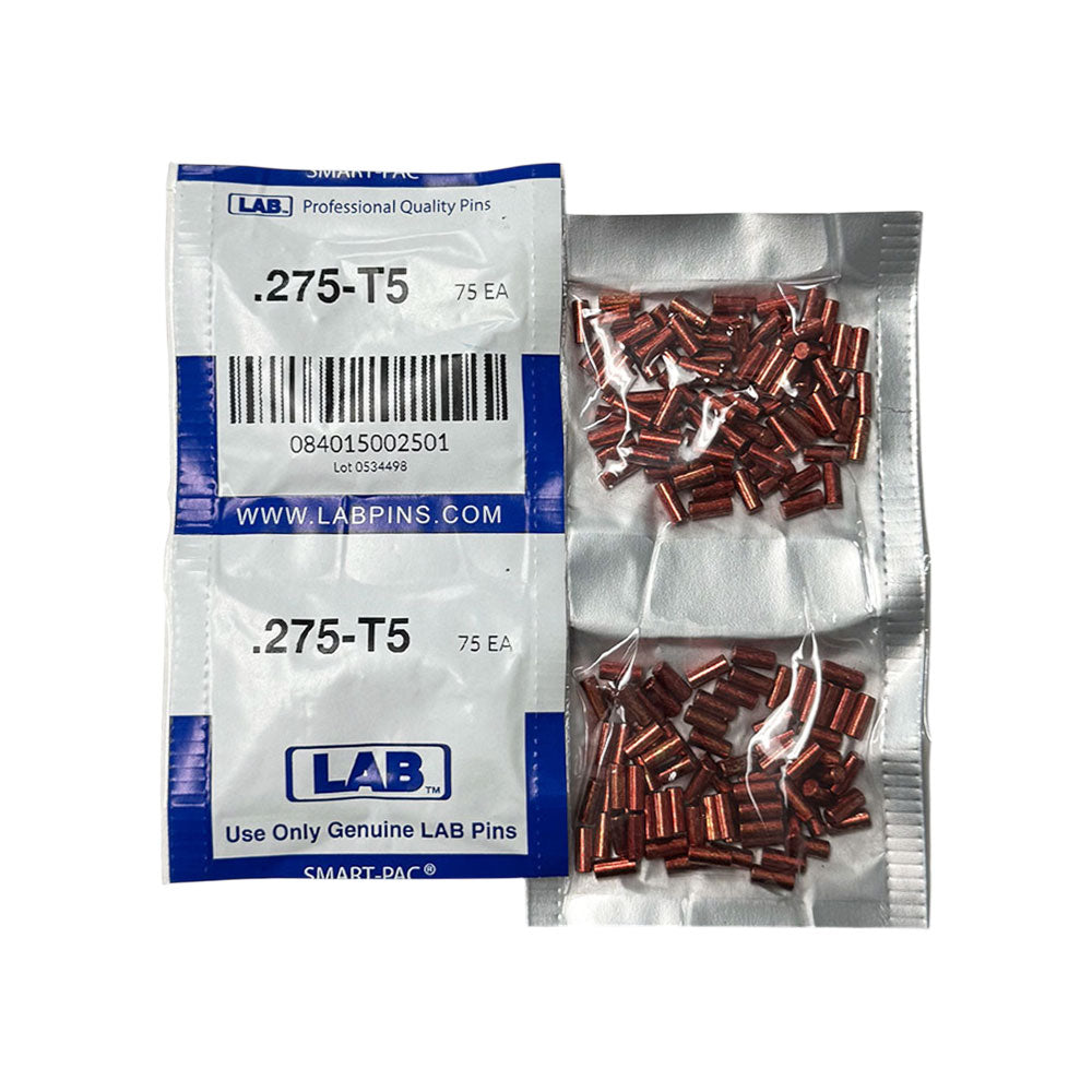 LAB - 5275T-SP - .275 Top Pin - Crown .005 Universal - Brass Alloy - Smart Pack 150 Pins
