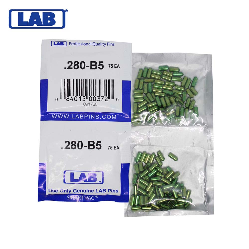 LAB - 5280B-SP - .280 Bottom Pin - Crown .005 Universal - Brass Alloy - Smart Pack 150 Pins